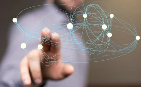 A data code binary concept Foto stock