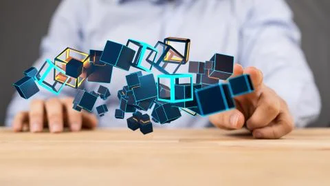 A data code binary concept 스톡 사진