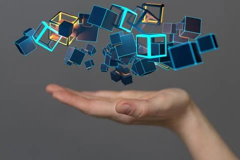 A data code binary concept Foto stock