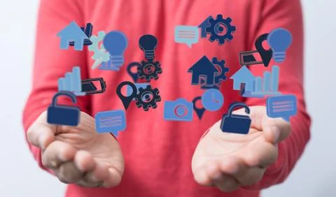 A data code binary concept Stock Photos