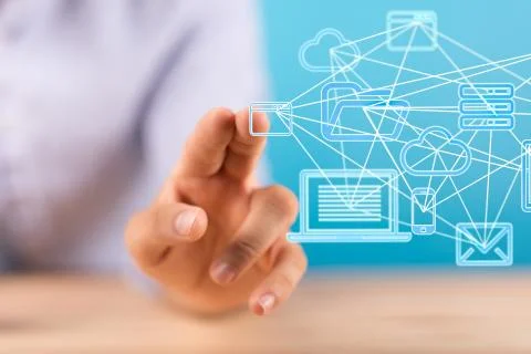 A data code binary concept Foto stock