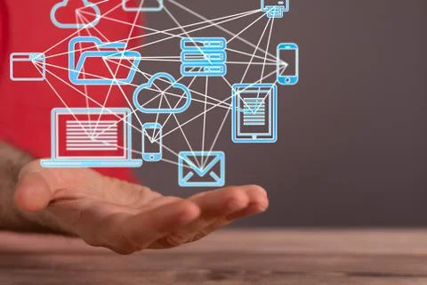 A data code binary concept Stock Photos