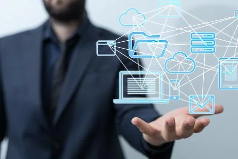 A data code binary concept Foto stock