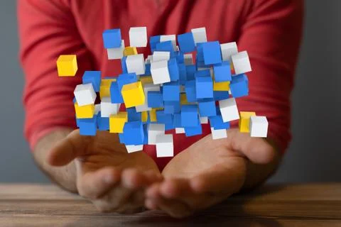 A data code binary concept 스톡 사진