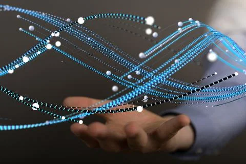 A data code binary concept Stock Photos