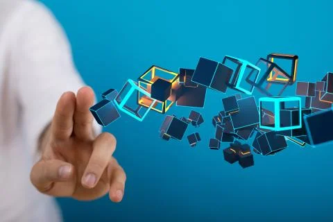 A data code binary concept Stock Photos