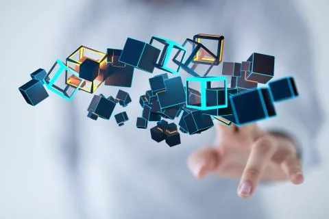 A data code binary concept 스톡 사진