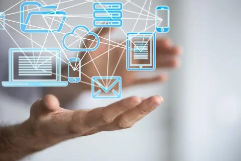 A data code binary concept Foto stock