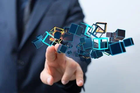 A data code binary concept 스톡 사진