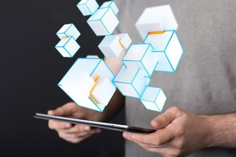 A data code binary concept Stock Photos