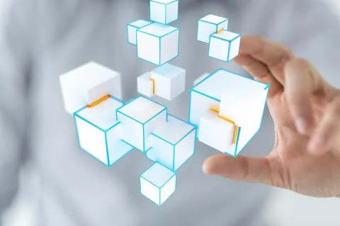 A data code binary concept Foto stock