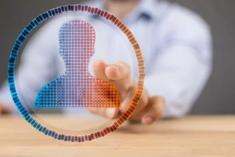 A data code binary concept Foto stock