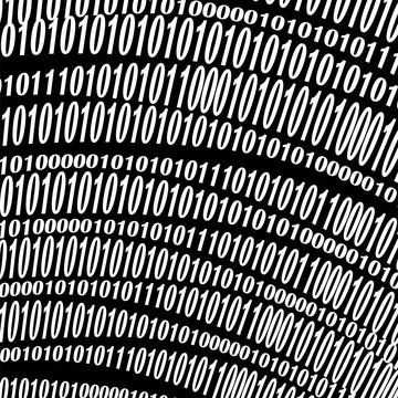 Data Code, Decryption and Encoding Binary Code Background. Numbers Concept... 스톡 사진