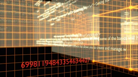 Data code in digital technology Stock Footage 51675361