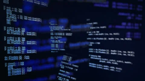 Data code flow Stock Footage 23038733