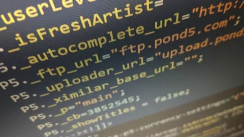 Data code program technology animation background. software coding. Stock Footage 231136901