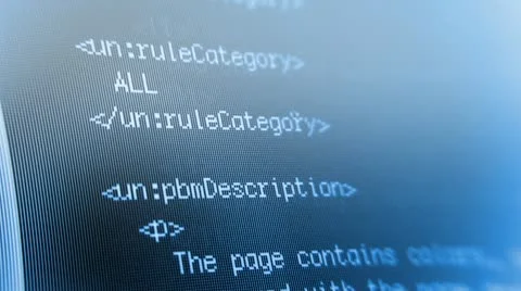 Data Code Typing On LCD Screen Stock Footage 9868180