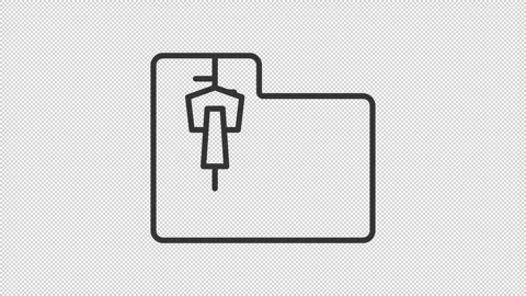 Data compression line animation Video stock 289625648