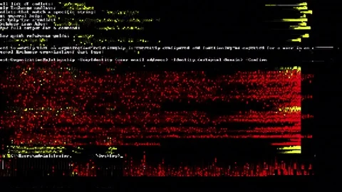 Data computer code technology binary programming Stock Footage
