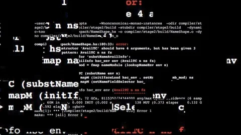 Data computer code technology binary programming Stock Footage 86011444