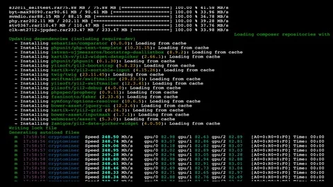 Data computer code technology binary programming Stock Footage 107237509
