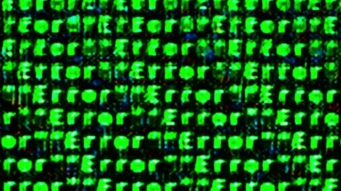 Data computer code technology matrix binary error Stock Footage 85381841