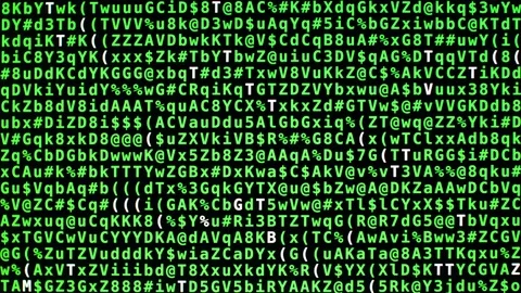 Data computer code technology matrix binary Stock Footage 85383383