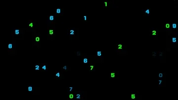 Data computer code technology matrix binary Stock Footage 85820878