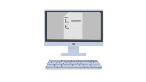 Data on computer Stock Footage 317367924