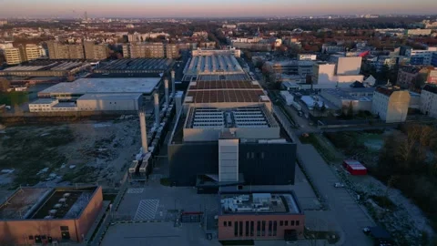 Data Computing center cloud service quantum computing, server space Nice aerial Video stock 322091383