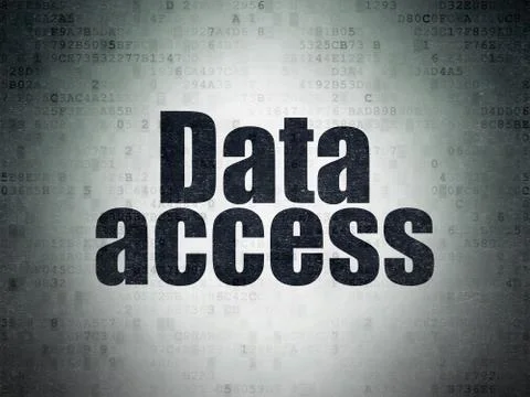 Data concept: Data Access on Digital Data Paper background Illustrazione stock
