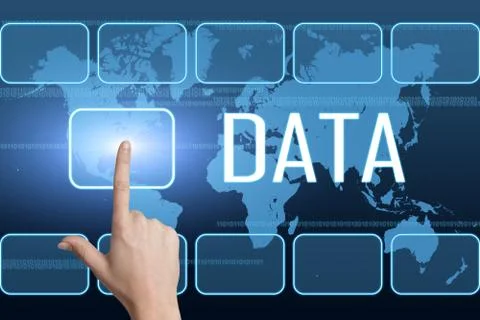 Data concept Illustrazione stock