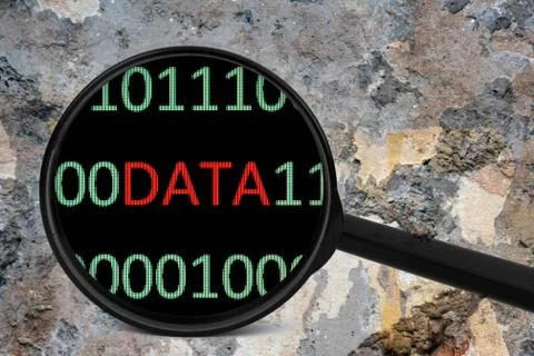 Data concept Illustrazione stock