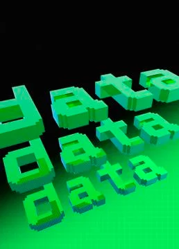 Data, conceptual artwork Illustrazione stock