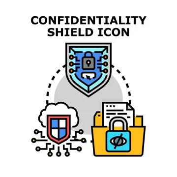 Data confidentiality secure access network protection Stock Illustration