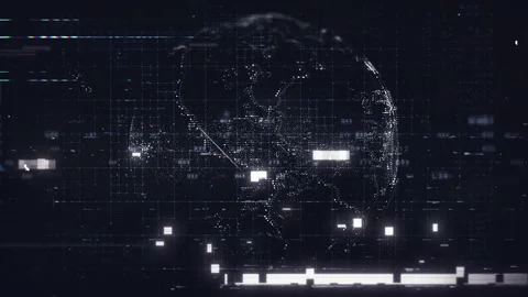 Data Connection Network, Advance Technology Background, Spinning Globe 動画素材 299690886