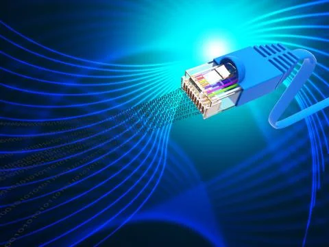 Data Connection Represents Global Communications And Computer Stockillustratie