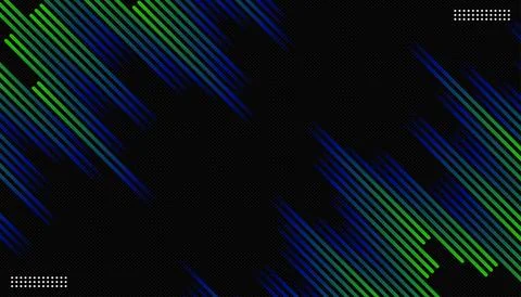 Data connection speed blue and green lines abstract technology background ... Stock Illustration