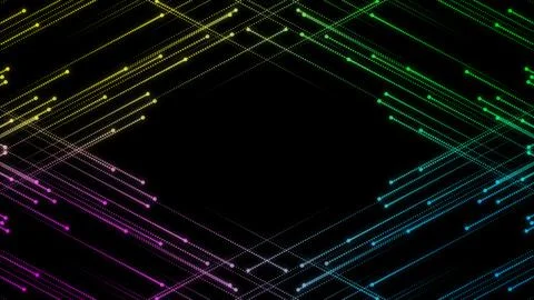 Data connection speed lines technology abstract background Digital fiber hi t Stock Illustration