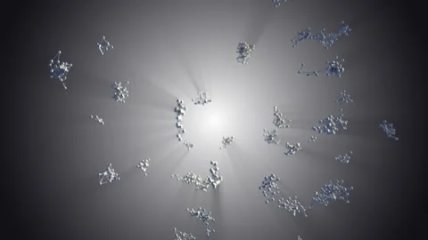 Data Connections Explode 1 Blue Stock Footage 153486217