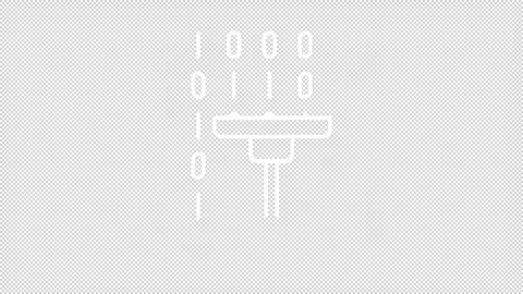 Data control animation library Stock Footage 292755878