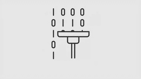 Data control animation set Stock Footage 289625736