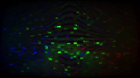 Data corruption glitch Horizontal 5s overlay effect 4K Stock Footage 330086515