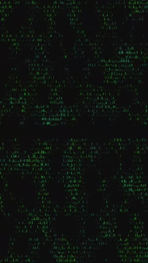 Data Corruption Visual Effect Portrait Stock Footage 331074422