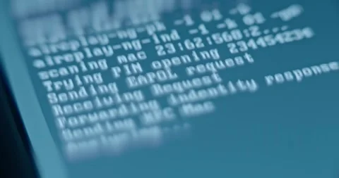 Data Cracking, process of breaking into a system s security measures Stock Footage 310804510