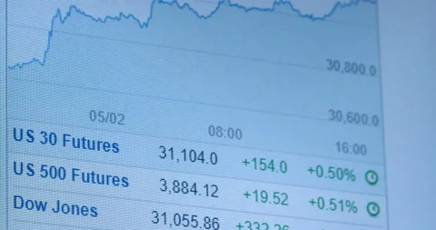 Data of cryptocurrency rate of exchange under blue chart Vidéo 157096776