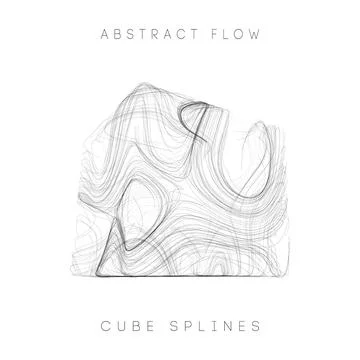 Data cube blockchain technology background. Futuristic network vector 스톡 일러스트