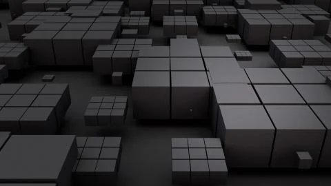 Data cube texture Stock Illustration