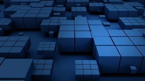 Data cube texture Stock Illustration