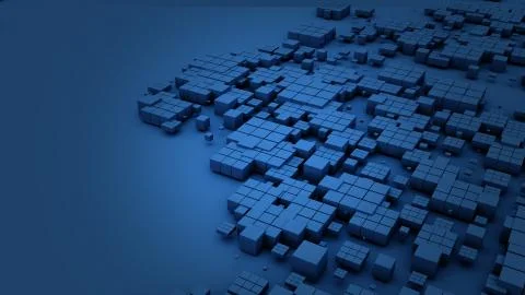 Data cube texture Stock Illustration